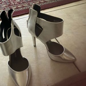 Silver heels